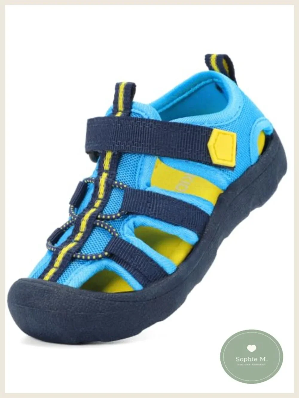 Quick Dry Toddler Water Shoes Non Slip Closed Toe Hook & Loop